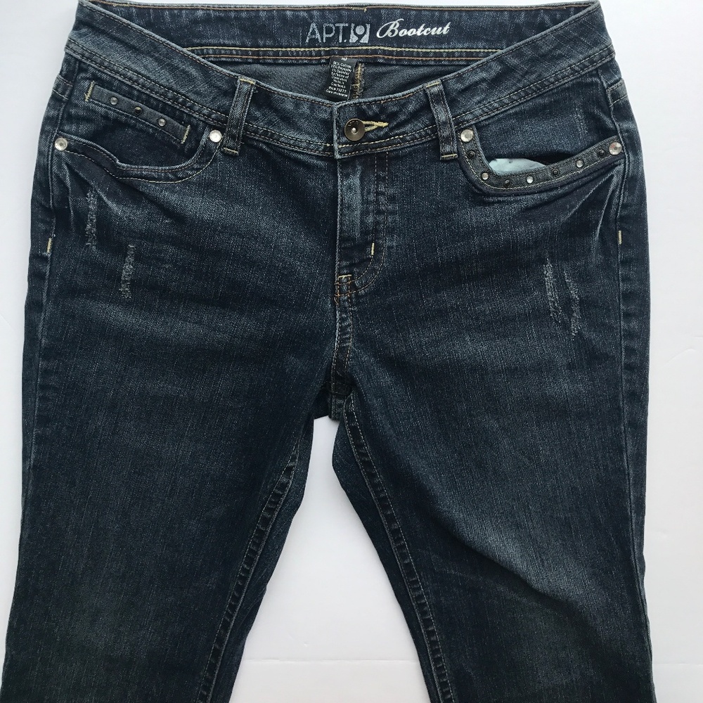 Apt 9 Bootcut Dark Washed Jeans Size 10